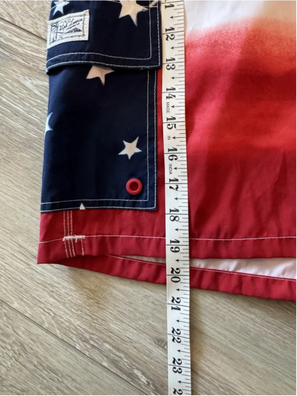 Polo Ralph Lauren USA Flag Swim Trunks Patriotic Americana Board Shorts Small